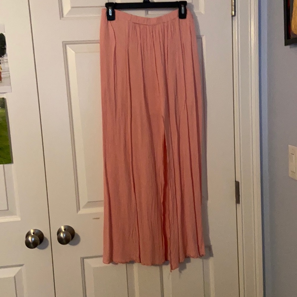 Pink Maxi Skirt, size L